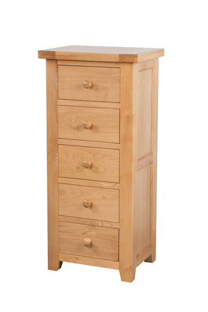 Cotswold 5 Drawer Narrow
