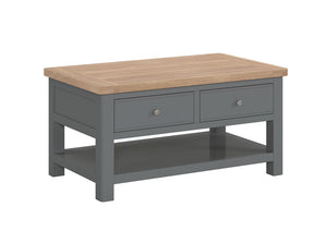 Camden Slate coffee table with drawers
