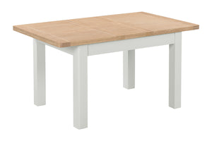 Camden Off White extending dining table 120cm - 153cm