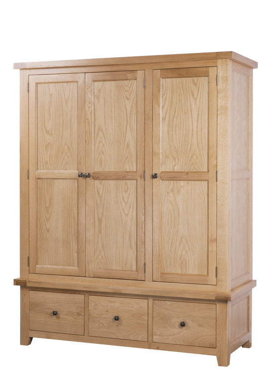 Cotswold clearance triple wardrobe