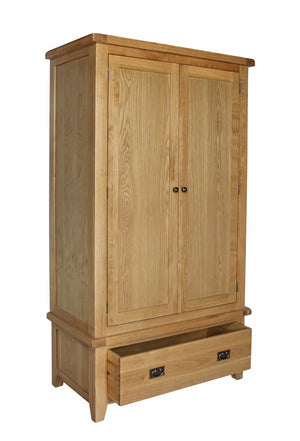 Rustic Double Wardrobe - FREE UK Mainland Delivery