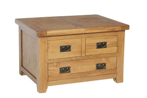 Rustic Small Storage Coffee Table - FREE UK Mainland Delivery